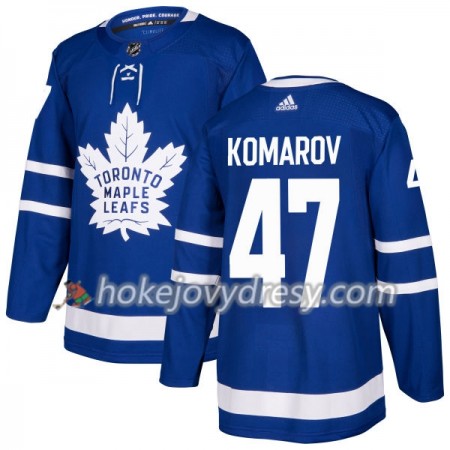 Pánské Hokejový Dres Toronto Maple Leafs Leo Komarov 47 Adidas 2017-2018 Modrá Authentic